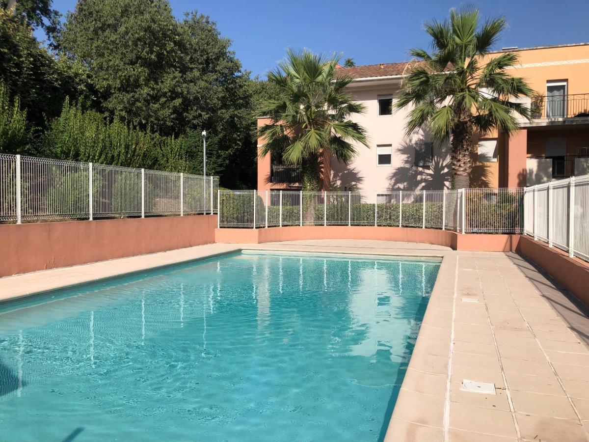 Les Jardins Des Senteurs - Appartement Prive Avec Piscine Et Parking 格拉斯 外观 照片